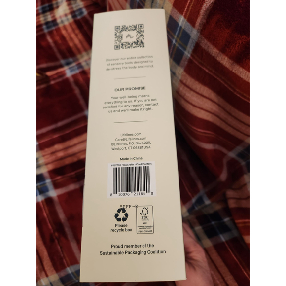 FlowCrafts Cord Wrapped DIY Planters Lifelines Craft Kit - Picture 4 of 4